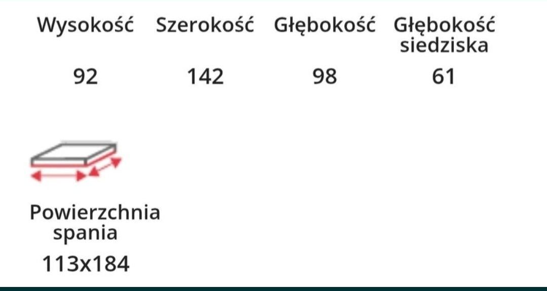 Mały wypoczynek/ łóżko z funkcją spania