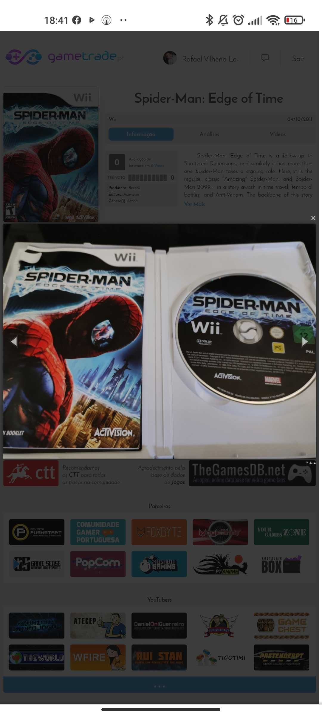 Spider Man: Edge of Time WII