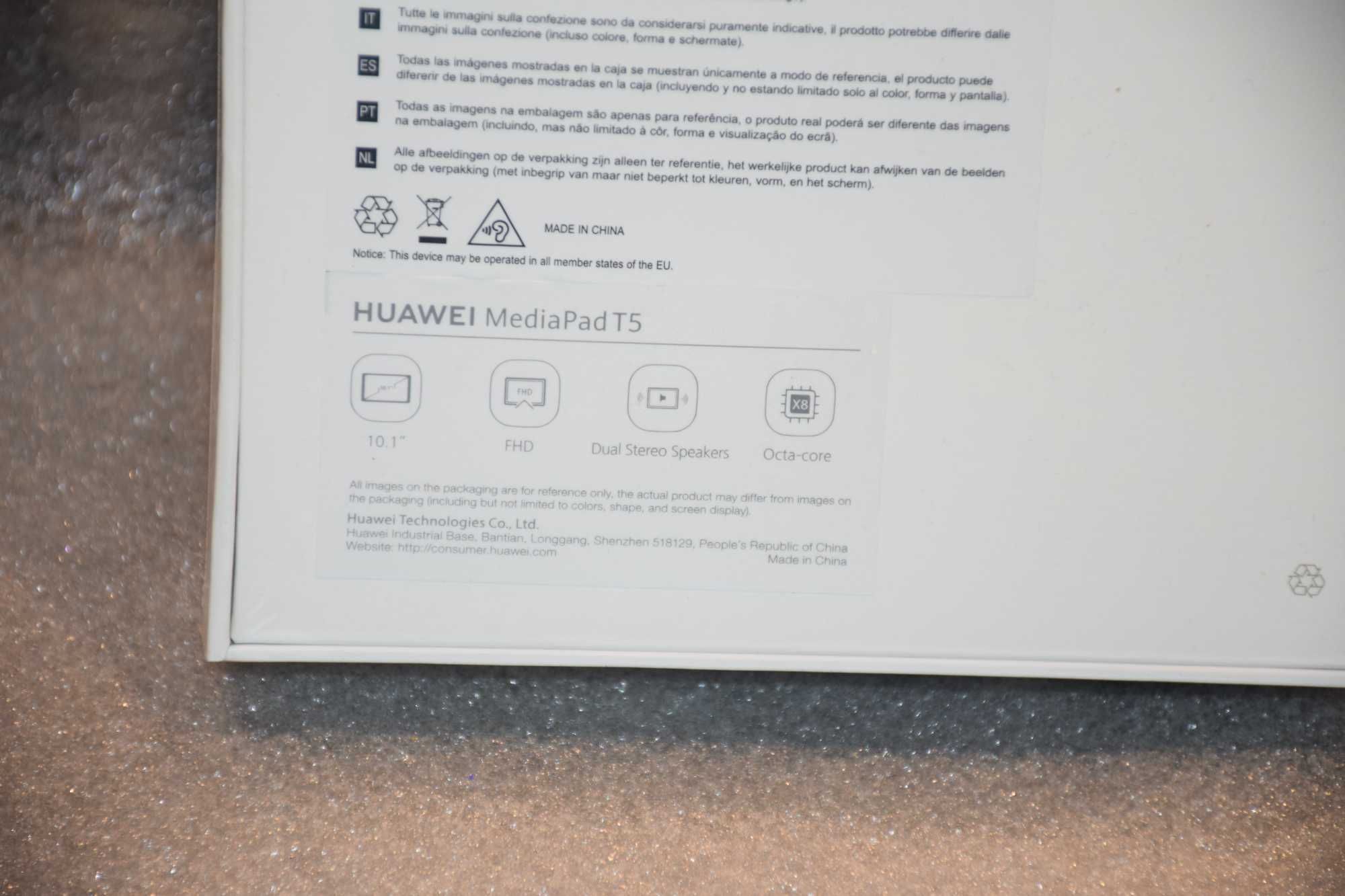 Tablet Huawei MediaPad T5 10.1" 2GB RAM 16GB ROM NOVO e SELADO