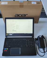 Laptop Acer Aspire 7 15,6" i5 8300H GTX 1050 4GB 16GB RAM SSD IDEALNY