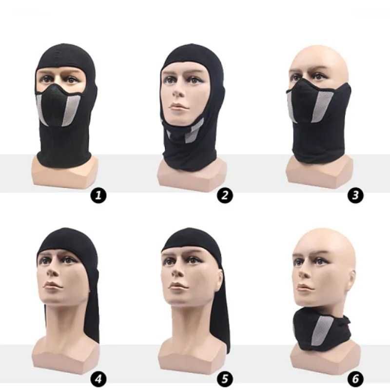 Balaclava multi-usos licra e algodão moto cafe racer scrambler