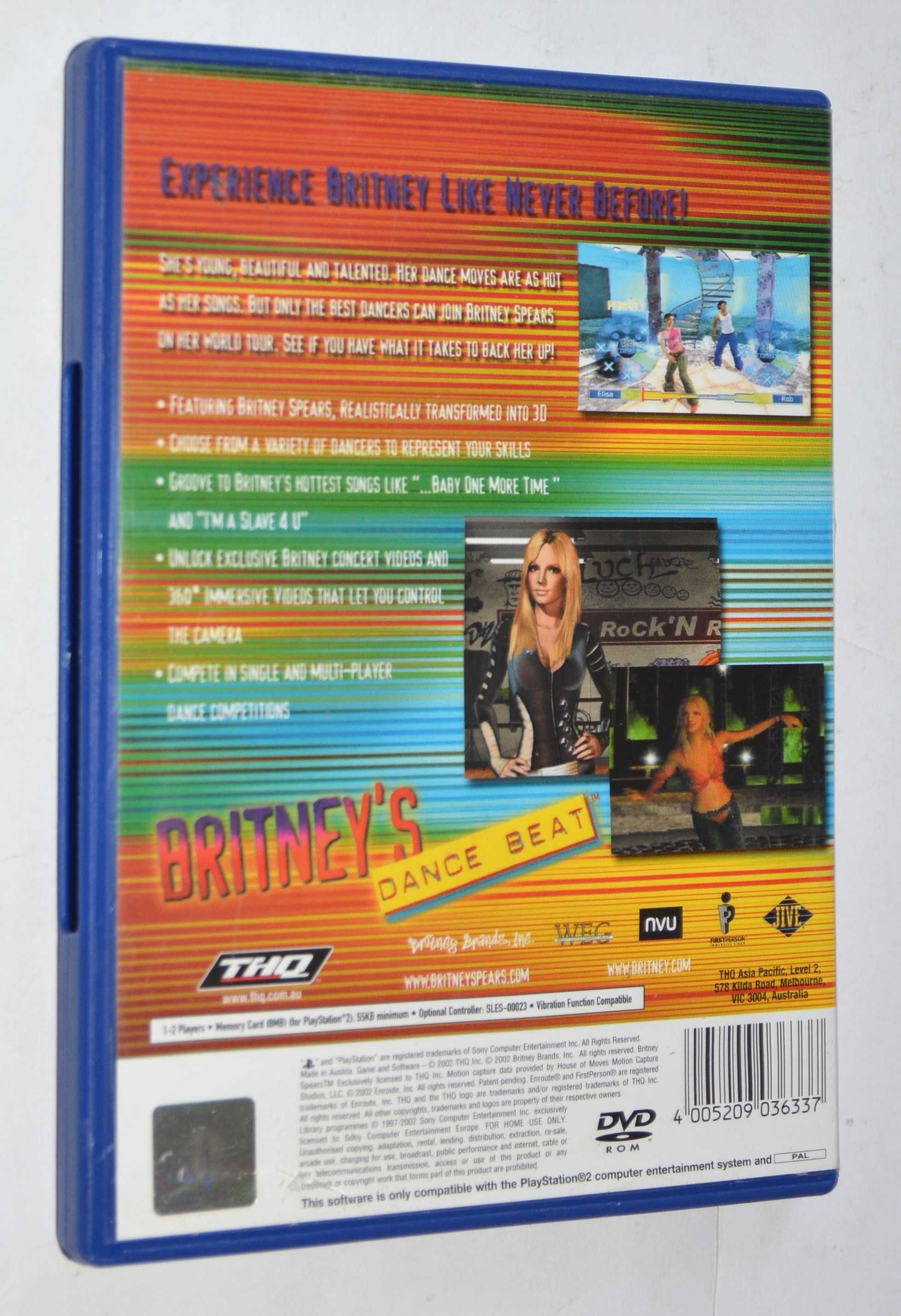 Britney's Dance Bit Britney Spears Gra PlayStation 2 (PS2)
