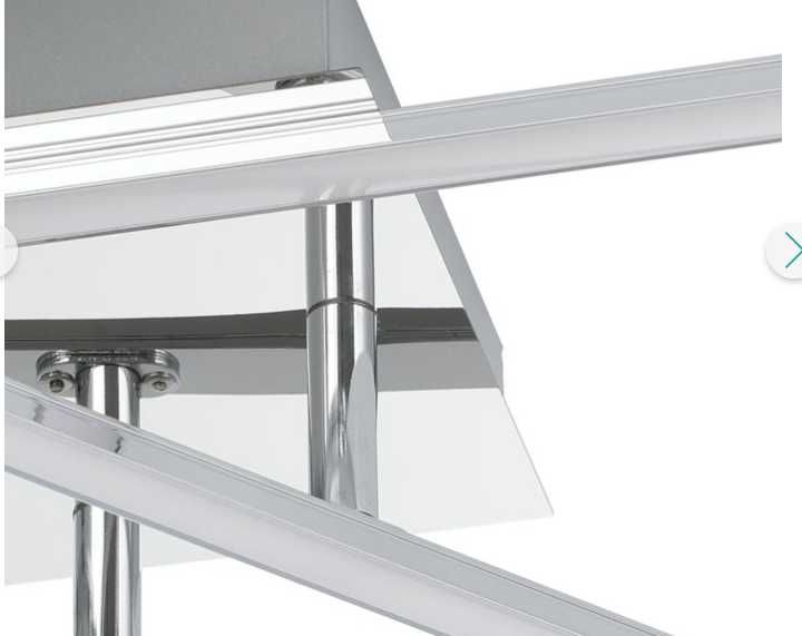 Lampa ścienna/sufitowa LED Eglo Lasana 1 chrom 2800 lumen mocna