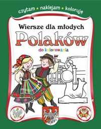 Wiersze dla młodych Polaków do kolorowania - praca zbiorowa