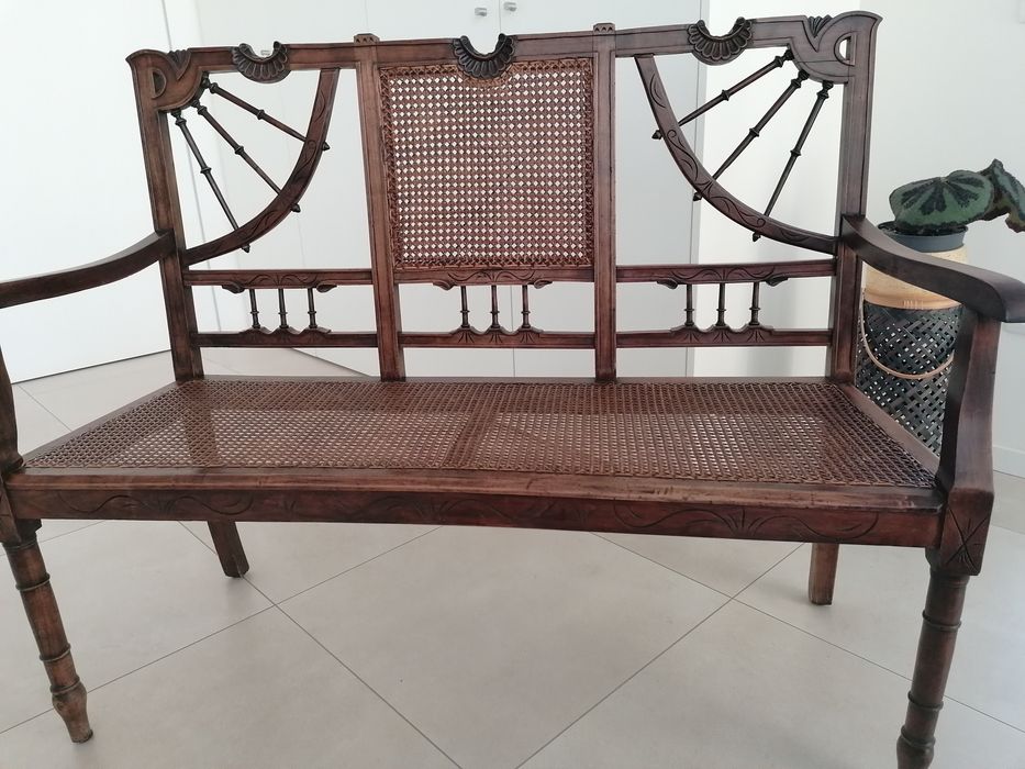 Cadeirão em palhinha