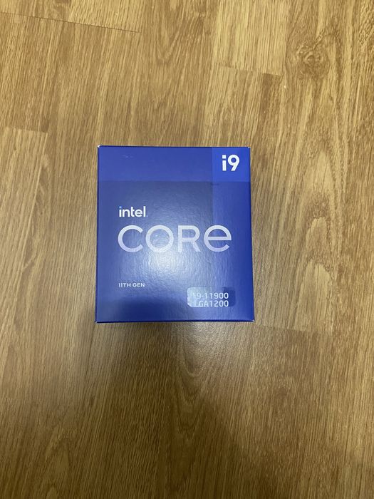 Pudełko Intel core i9 11900