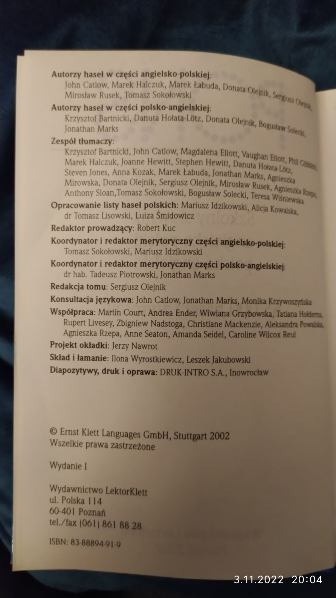 Szkolny Słownik angielsko-polski