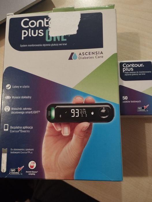 Glukometr Contour Plus One + 50 sztuk pasków