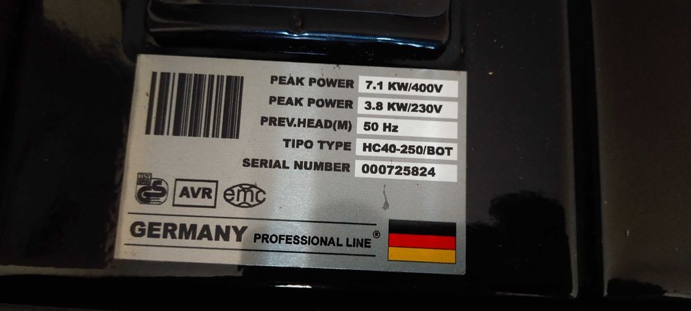 Agregat prądotwórczy trójfazowy 7KW MECHBIRG