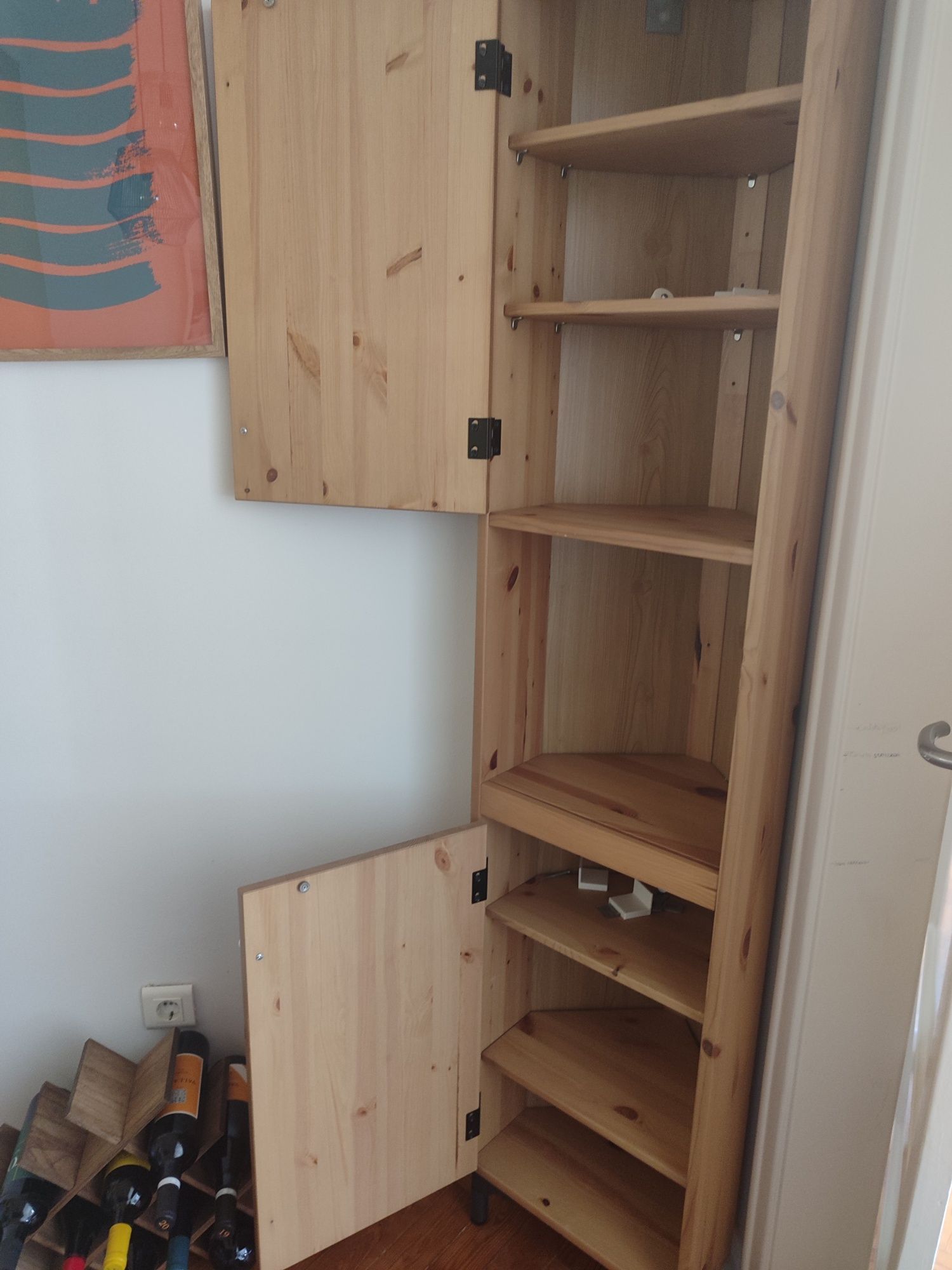 Movel canto  Ikea madeira Silveran