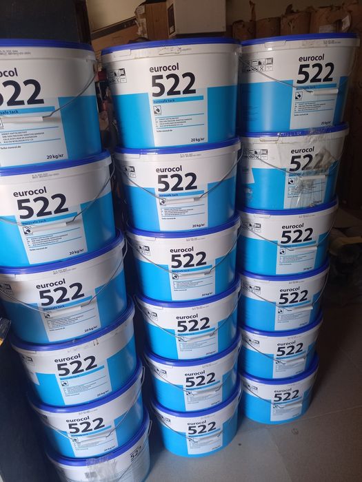 Клей для лінолеуму eurocol 522 eurosafe tack 20 кг