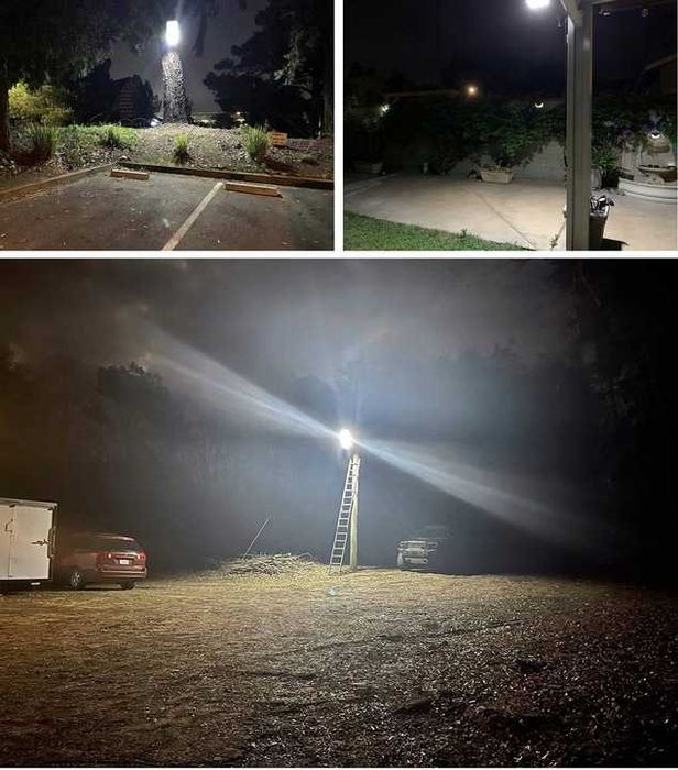 Lampa Solarna Z Czujnikiem Ruchu Zmierzchu LED 2200W Pilot