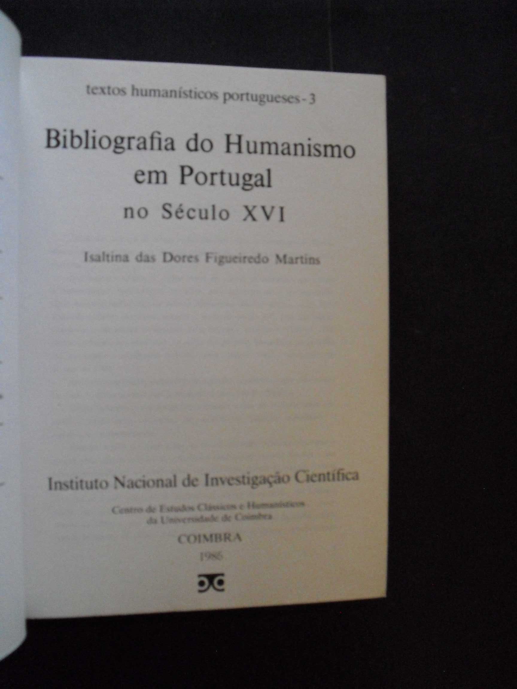 Martins (Isaltina Figueiredo);Bibliografia do Humanismo em Portugal