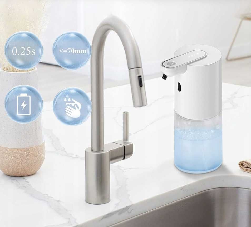 P8 Bezdotykowy Automatyczny DOZOWNIK MYDŁA w Piance itp.. 400ML