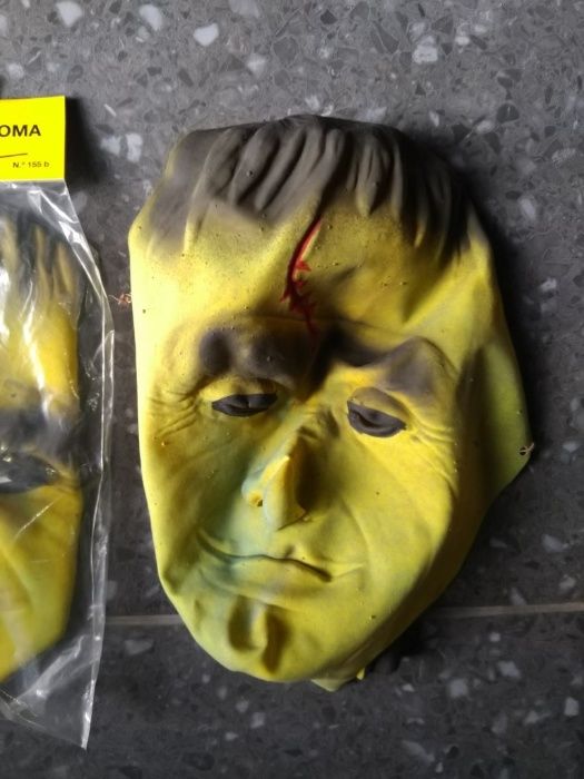 Máscara Frankenstein em Silicone – Carnaval e Halloween