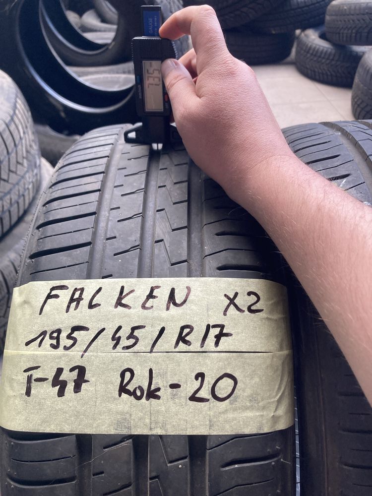 2x falken 195/45 r17