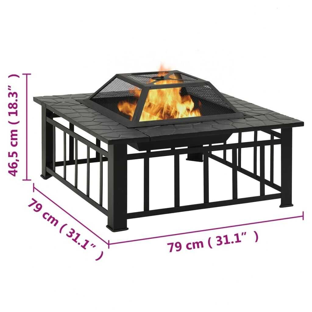 NOWE*wysyłka palenisko grill ogrodowy ruszt na ognisko 81x81 79x79cm