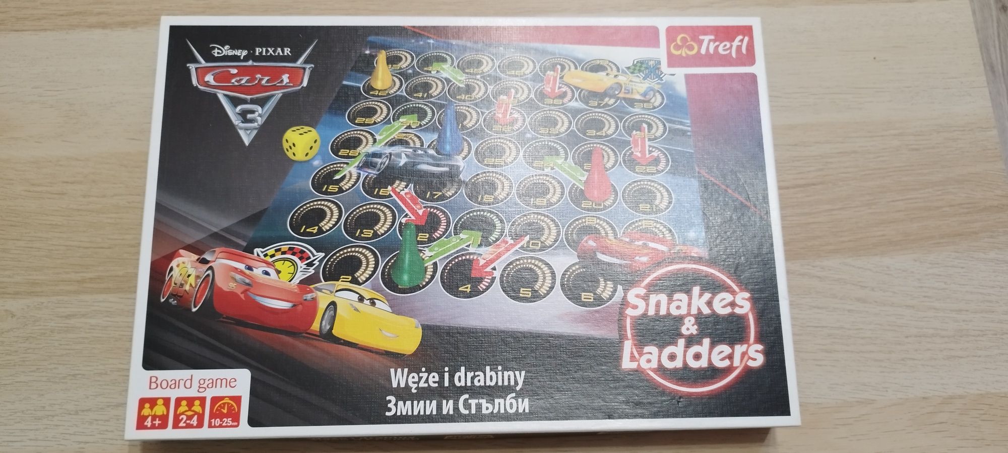 Gry planszowe węże i drabiny TREFL DISNEY CARS