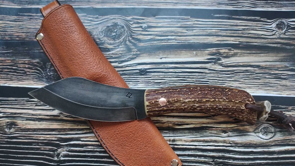 Nóż ZZ Custom Knives NESSMUK, poroże, NCV1