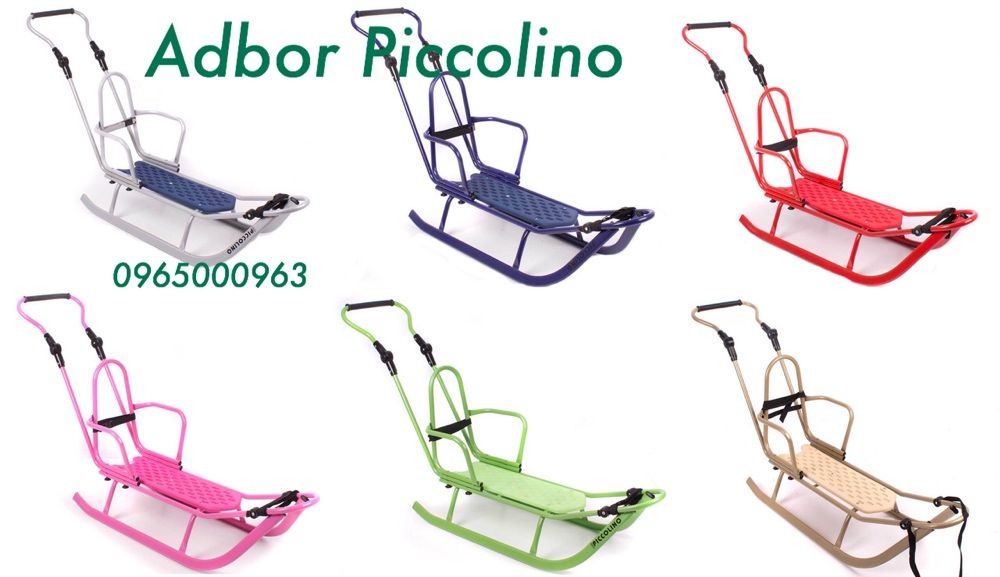 Топ! Санки Adbor Piccolino з рег.ручкой - Польща - є різні кольори