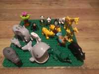 LEGO DUPLO ZOO krokodyl, wieloryb, hipcio, pany, zyrafy, lwy, slonie