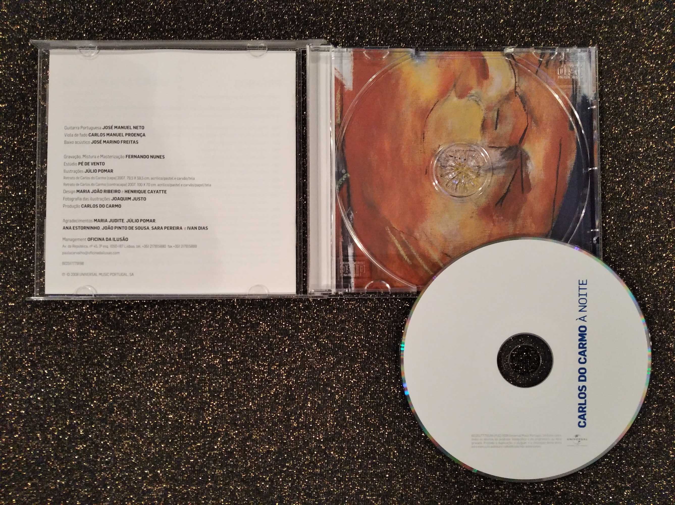 CD's: Mozart, Os Três Tenores, Carlos do Carmo
