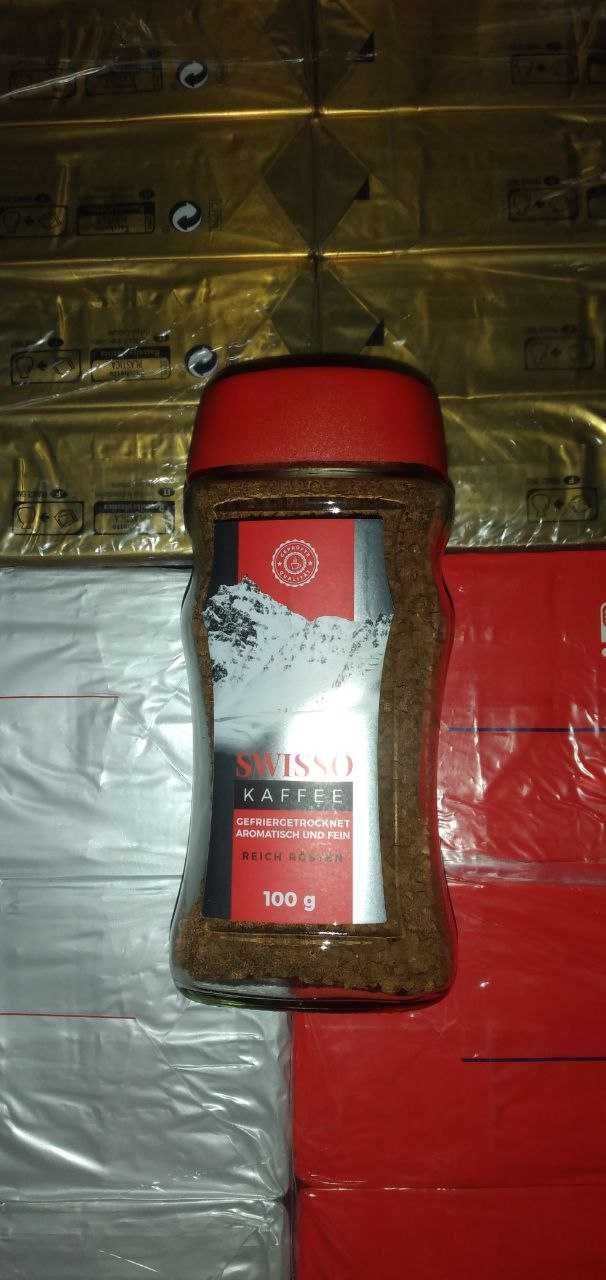 Кава розчинна Swisso Kaffee 100 г кофе растворимый Свиссо 100 gr