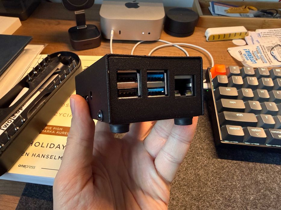 Raspberry Pi 4 model B WiFi DualBand Bluetooth 2GB + metalowa obudowa