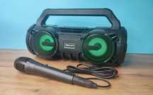 Boombox przenośny głośnik bluetooth z funkcją karaoke