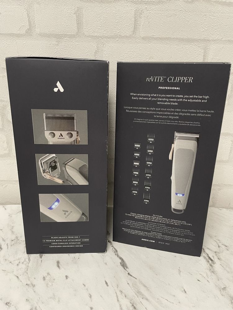 Професійна машинка для стрижки Andis reVITE Grey Taper (AN 86100)