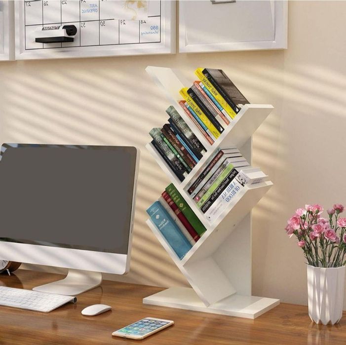 Книжная полка 76 см настольная  "дерево" книжная полиця