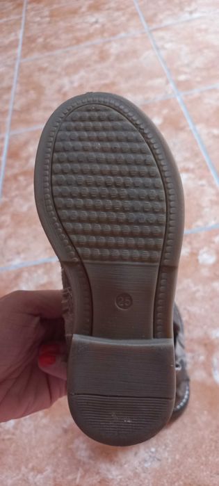 Botas menina 25 em pele