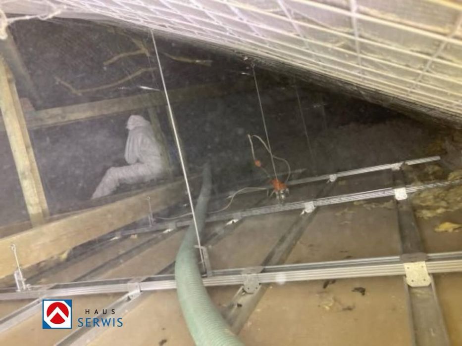 Ocieplenia izolacje poddaszy  celuloza Thermofloc