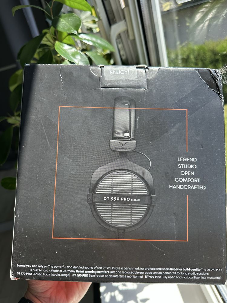 Słuchawki Beyerdynamic DT 990 PRO 80 Ohm Black Edition przewodowe