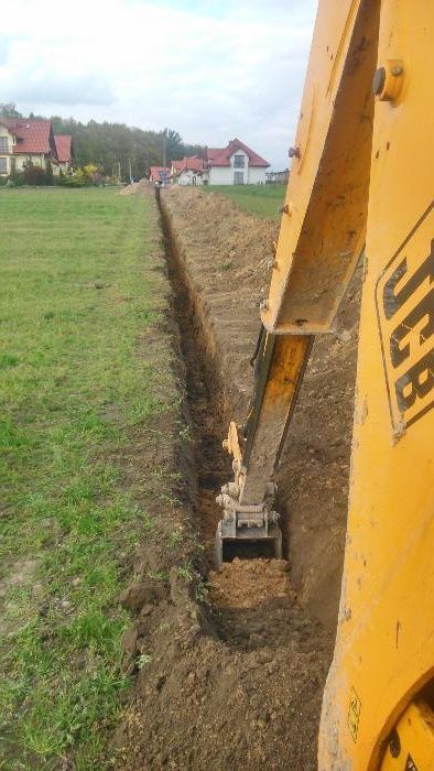 Usługi koparko-ładowarką, koparką kołową, minikoparką, woj.śląskie.