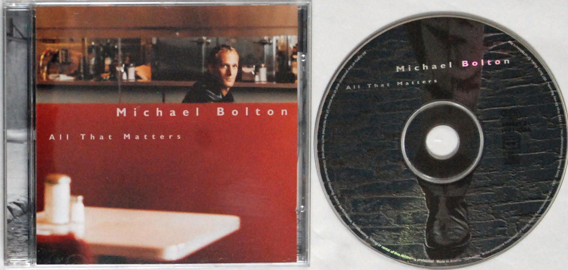 (CD) Michael Bolton - All That Matters s.BDB