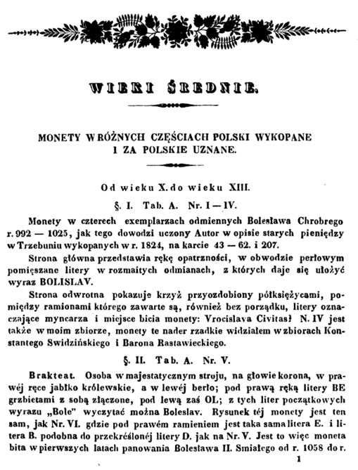 NUMIZMATYKA O dawnych MONETACH Polskich Stężyński-Bandtkie Numizmaty