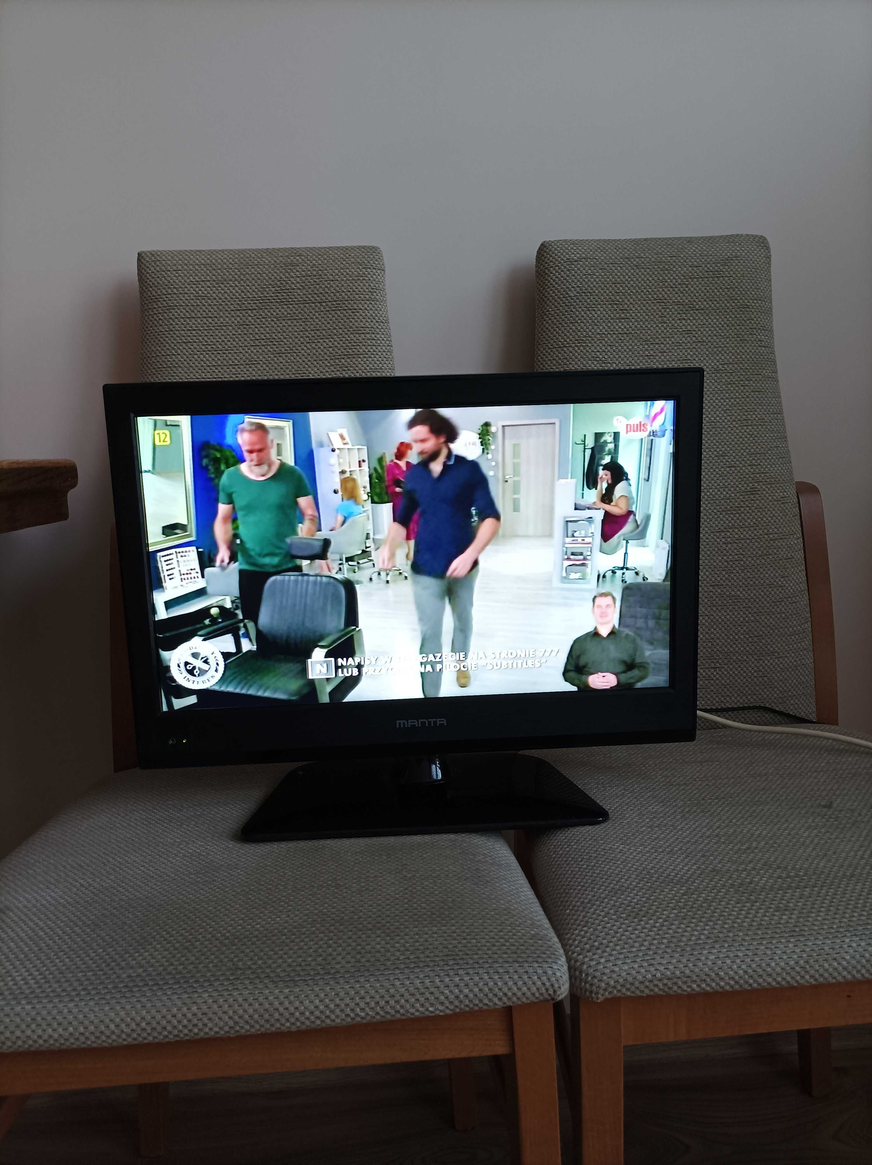 Telewizor Manta LED 19" z funkcją monitora.