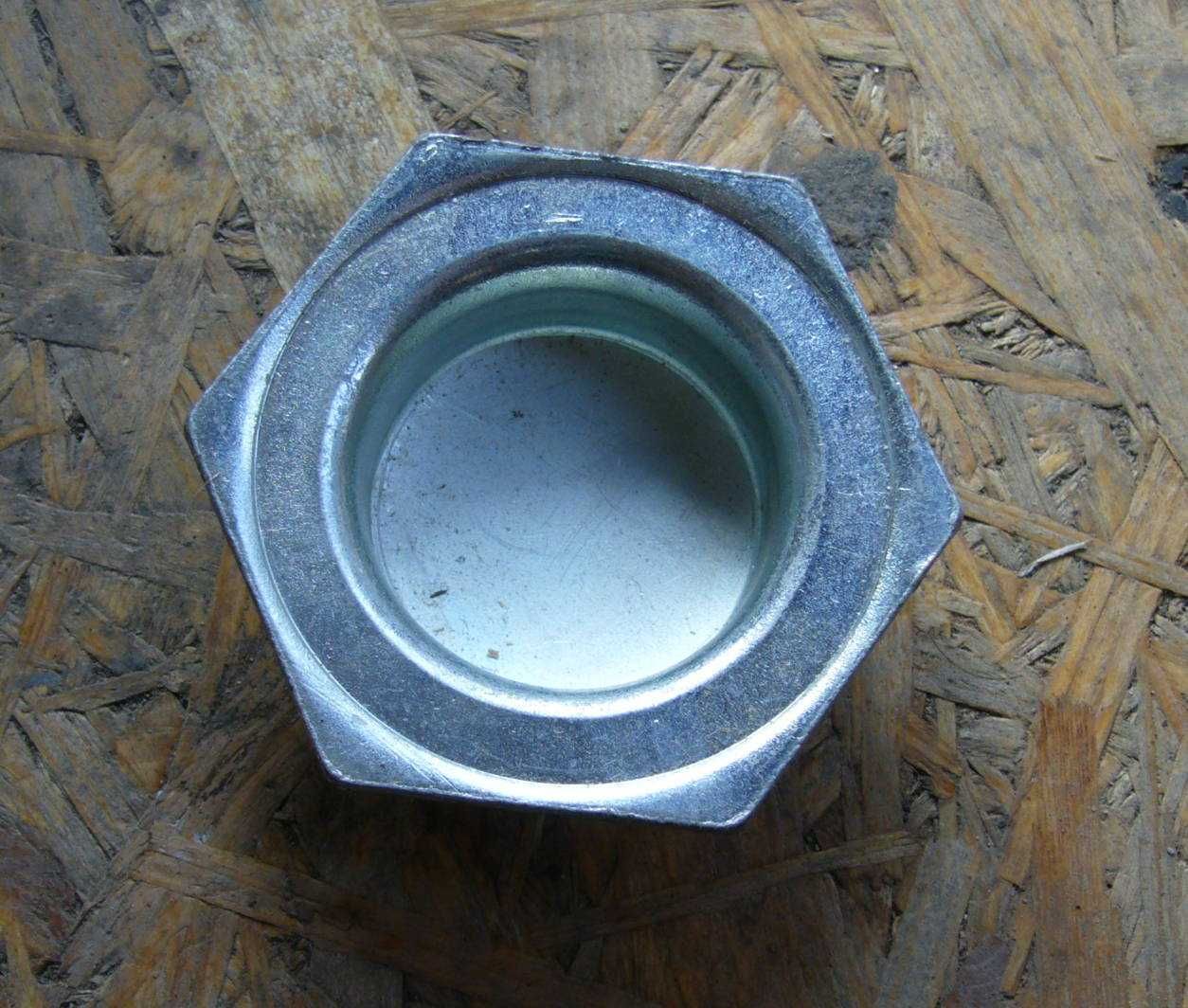 Korek ocynkowany do bojlera 1 1/2"