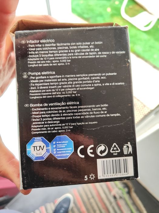 Bomba de ar elétrica