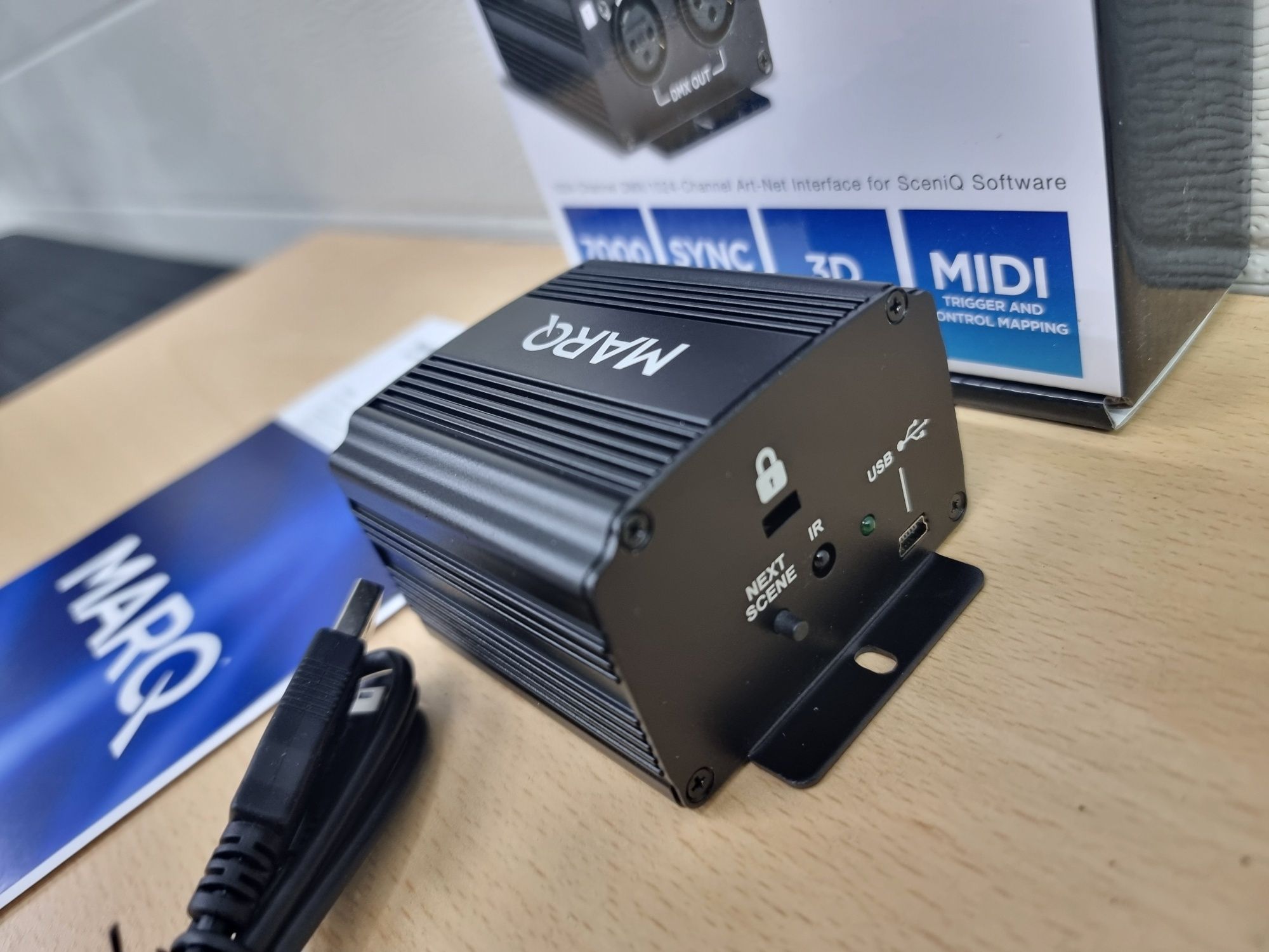 Profesjonalny NOWY interfejs dmx usb Marq sceniq 2x2 w sklepie 950pln