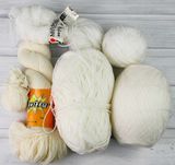 121.Włóczka 100%Akryl mix zestaw 360g