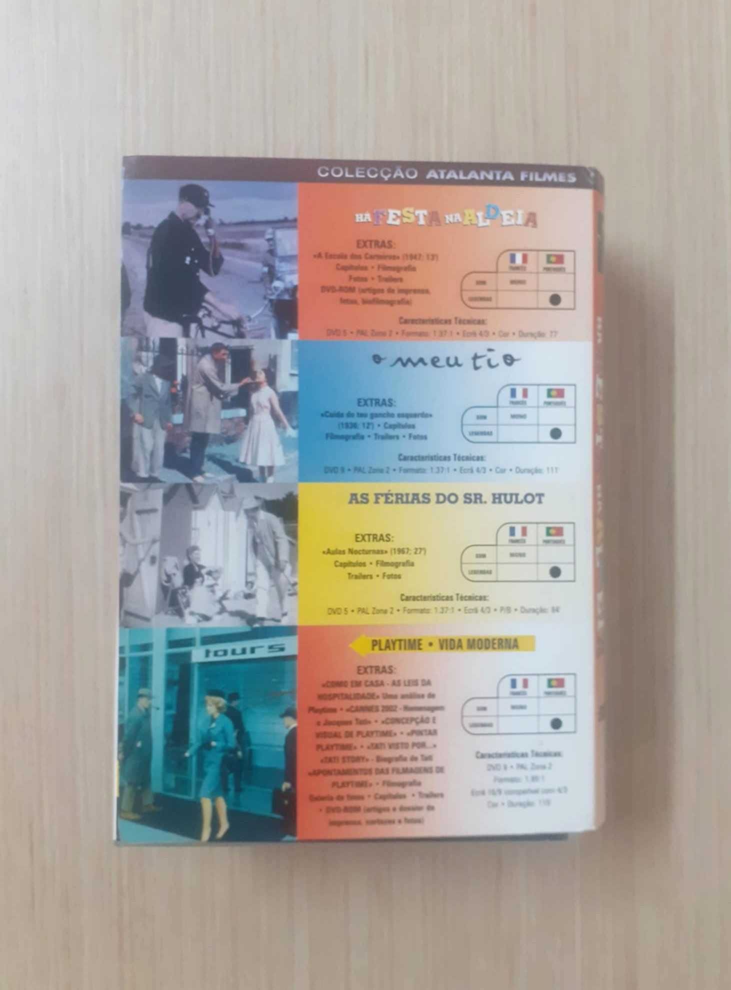 Jaques Tati (Colecção Atalanta Filmes) 4x DVD