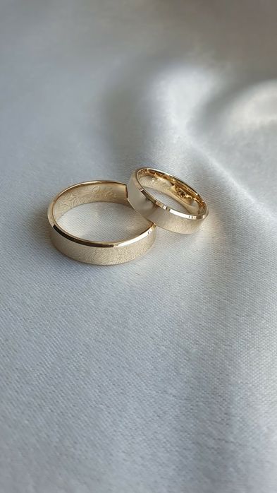 Obrączki ślubne na zamówienie zlote nowe  585 ręcznie robione 14k