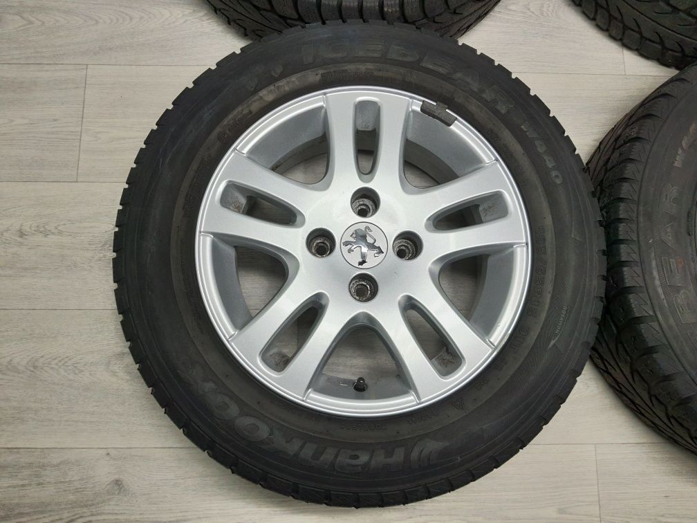 Диски р15 4/108 Peugeot,Citroen,Ford з гумою Hankook 195/65/15