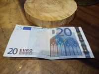 Banknot 20 euro z 2002r EUR stan dobry, dodatkowe zdjęcia