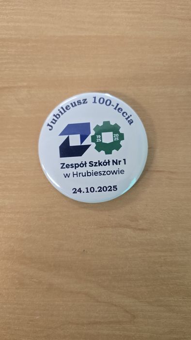 Przypinka Jubileusz Stulecia ZS1