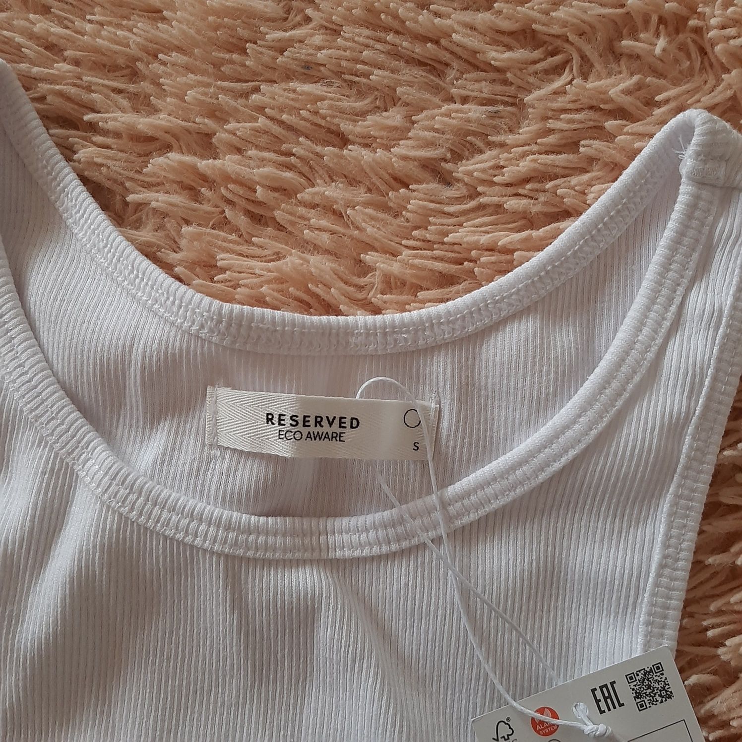 НОВИЙ топ S/XS в рубчик RESERVED