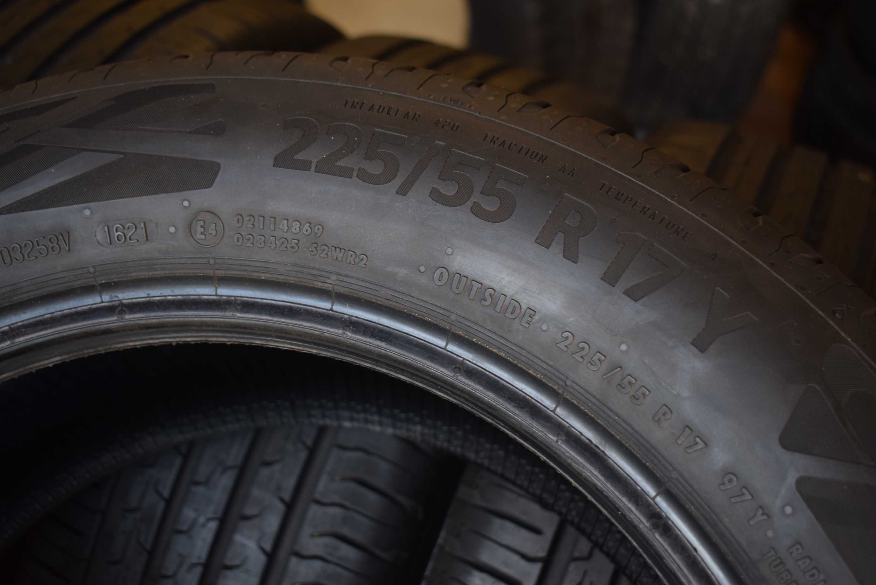 225/55R17 97V Continental Ecocontact 6 nowe 2021 komplet
