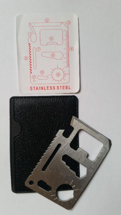KARTA PRZEŻYCIA survival multitool 11w1